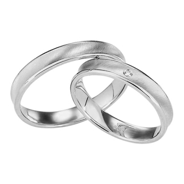 Vielsesringe i 8 kt. Guld